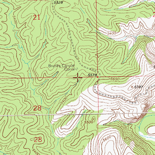 Topographic Map of Six Bar Tank, NM