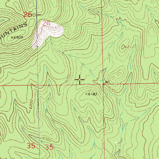 Topographic Map of Sally Tank, NM