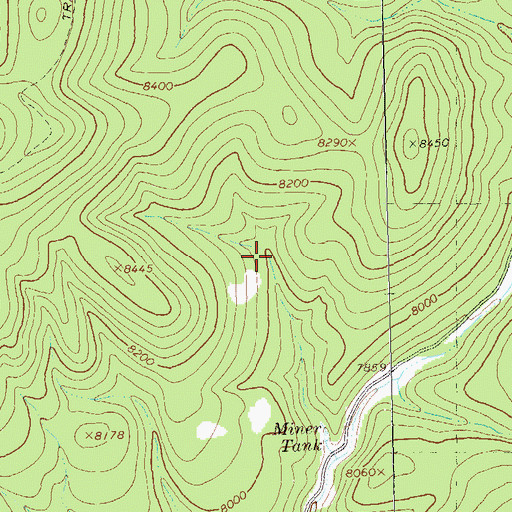 Topographic Map of Sheep Seep Tank, NM