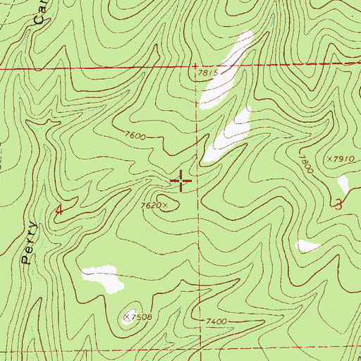 Topographic Map of Perry Canyon Tank, NM