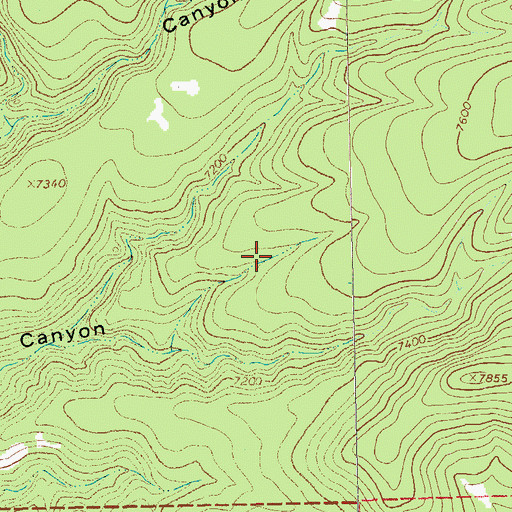 Topographic Map of Kiehnes Canyon Tank, NM