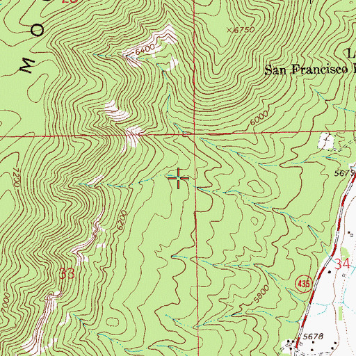 Topographic Map of Lower Plaza Tank Number One, NM