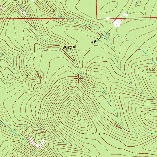 Topographic Map of Spring Tank, NM