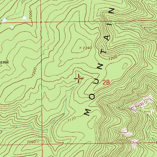 Topographic Map of Lower Plaza Tank Number Two, NM