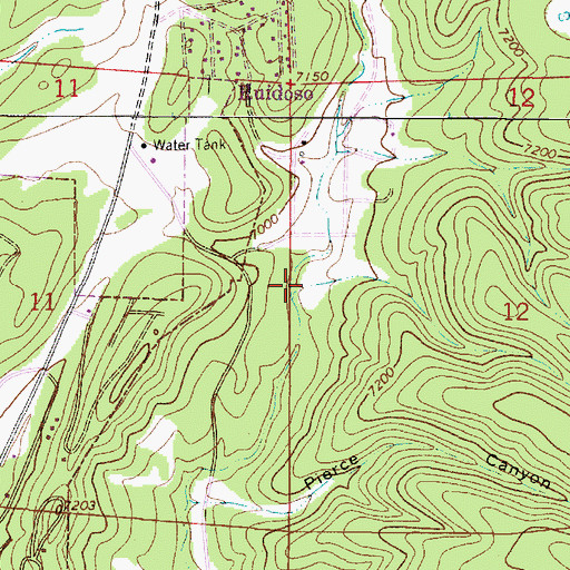 Topographic Map of Airplane Canyon, NM