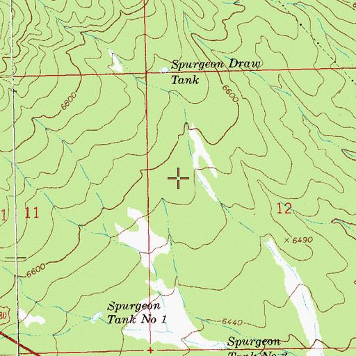 Topographic Map of Cibola Scout Camp, NM