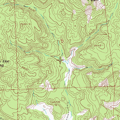 Topographic Map of Karruth Tank Number Two, NM