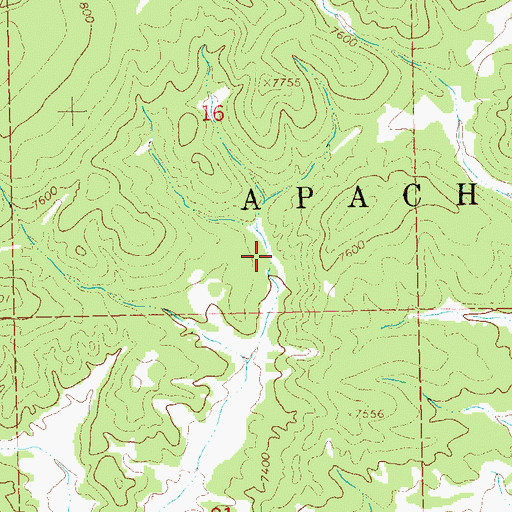 Topographic Map of Peak Tank, NM