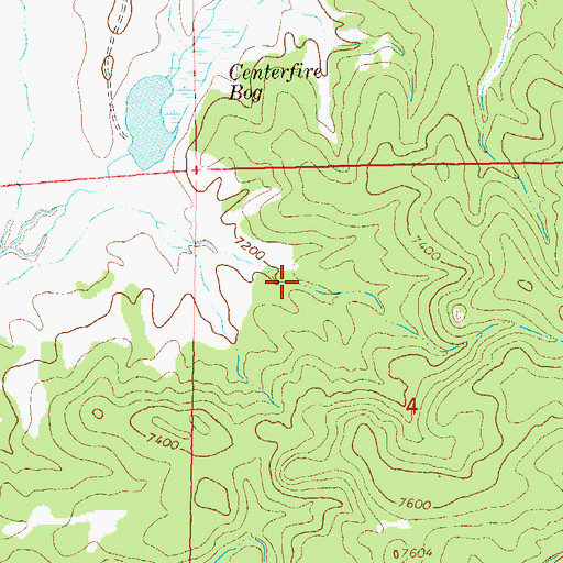 Topographic Map of Whiting Tank, NM