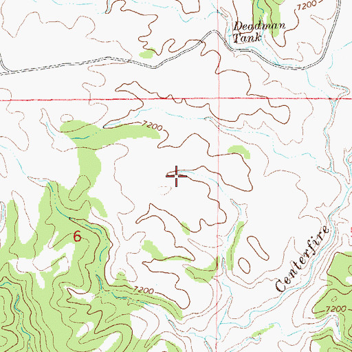 Topographic Map of Black Gap Tank Number Two, NM