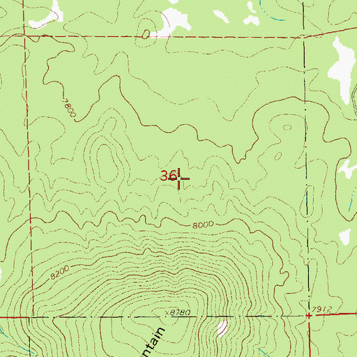 Topographic Map of Corner Tank Number Two, NM