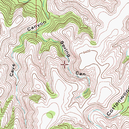 Topographic Map of Spring Seep, NM