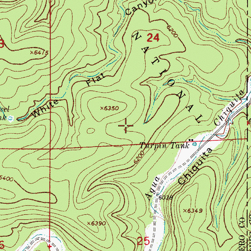 Topographic Map of Pine Tank, NM