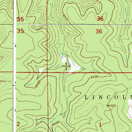 Topographic Map of Buzzard Tank, NM