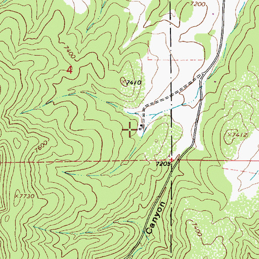 Topographic Map of Lamay Ranch, NM