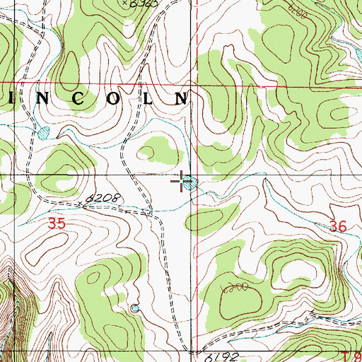 Topographic Map of Big Tank, NM