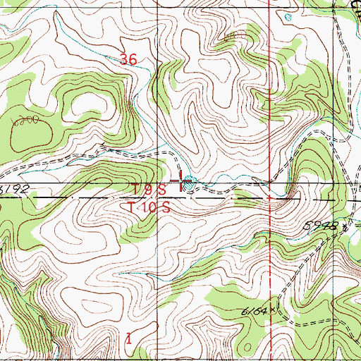 Topographic Map of Yates Tank, NM