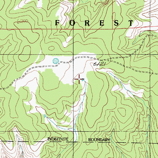 Topographic Map of Hondo Tank, NM
