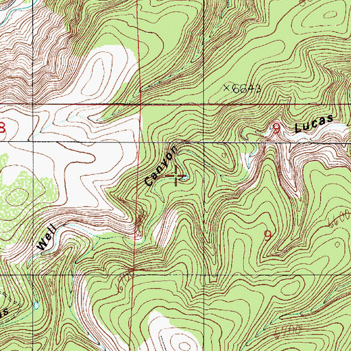 Topographic Map of Storm Tank, NM