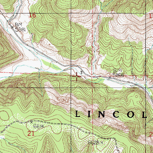 Topographic Map of Tully Well, NM