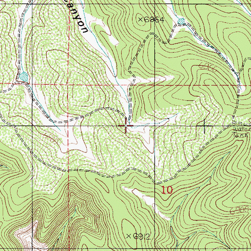 Topographic Map of West Tank, NM