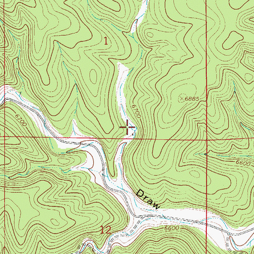 Topographic Map of Ivans Tank, NM
