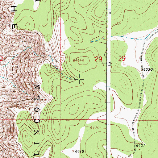 Topographic Map of West Cow Water Storage, NM