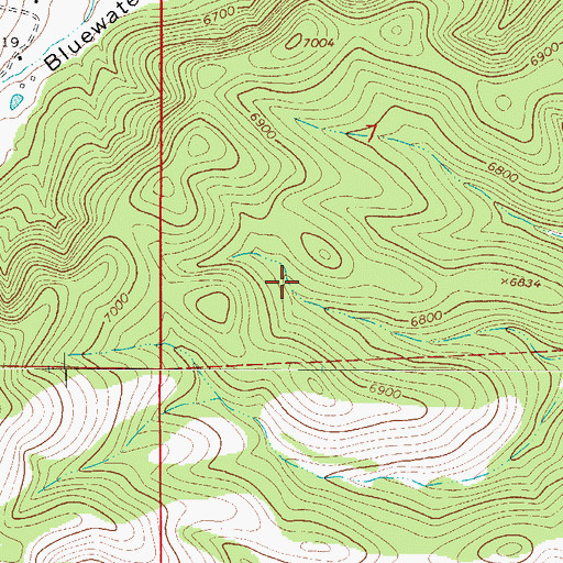 Topographic Map of Railsplitter Tank Number Two, NM