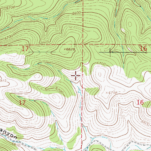 Topographic Map of Godley Tank, NM