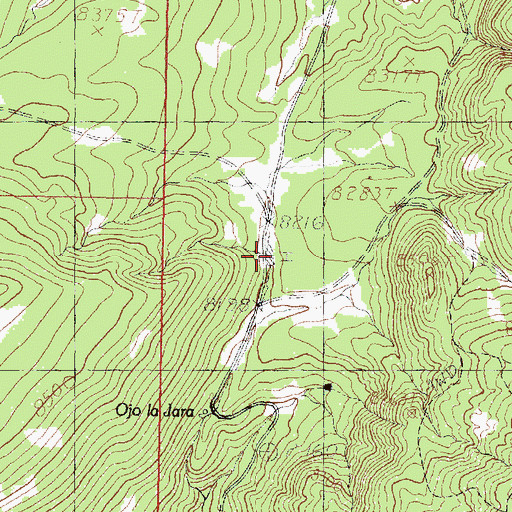 Topographic Map of La Jara Tank, NM