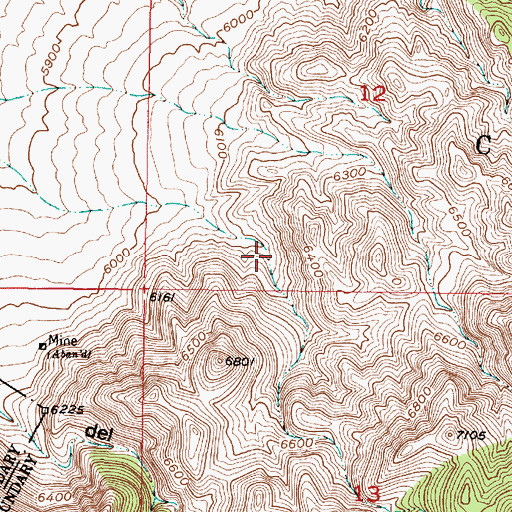 Topographic Map of Piedra Lisa Spring, NM