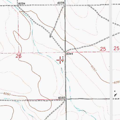 Topographic Map of Schell, NM