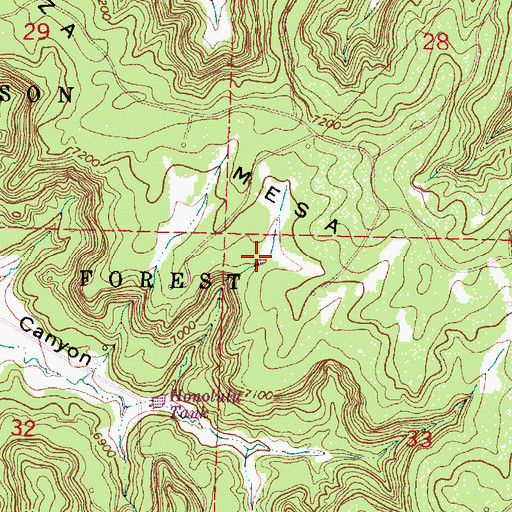 Topographic Map of BS Tank, NM