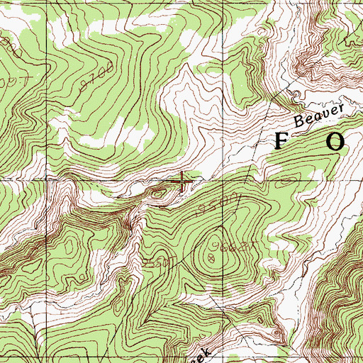 Topographic Map of Cruces Basin Wilderness, NM