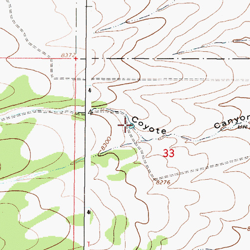 Topographic Map of Aqropyron Tank, NM