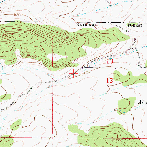 Topographic Map of Barela Number Two Tank, NM