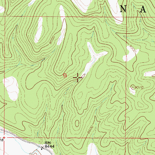 Topographic Map of Daniel Tank, NM