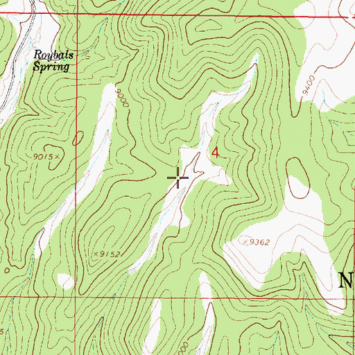 Topographic Map of Gurule Tank, NM
