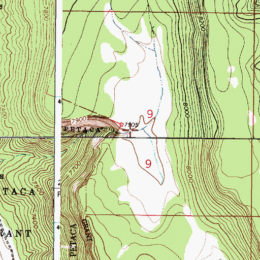 Topographic Map of Petaca Tank B, NM