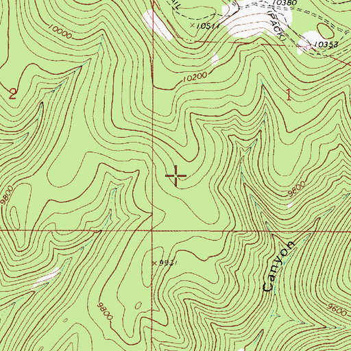 Topographic Map of Flechado Trick Tank, NM