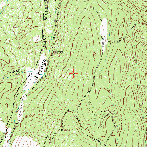 Topographic Map of Miranda Trick Tank, NM