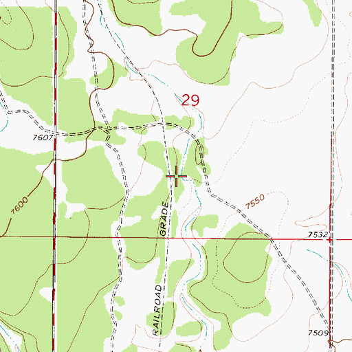 Topographic Map of Railroad Tank, NM