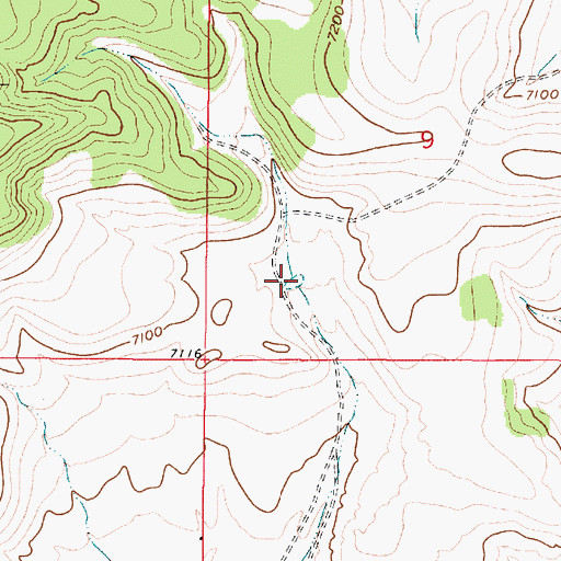 Topographic Map of Torres Tank, NM