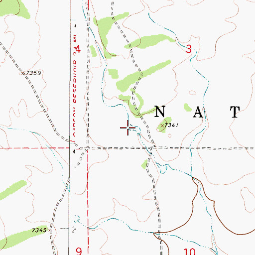 Topographic Map of Soloman Tank, NM