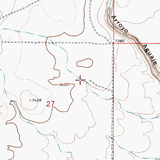 Topographic Map of Viego Tank, NM