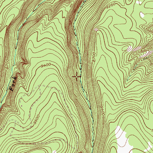 Topographic Map of Puerco Espin Trail, NM