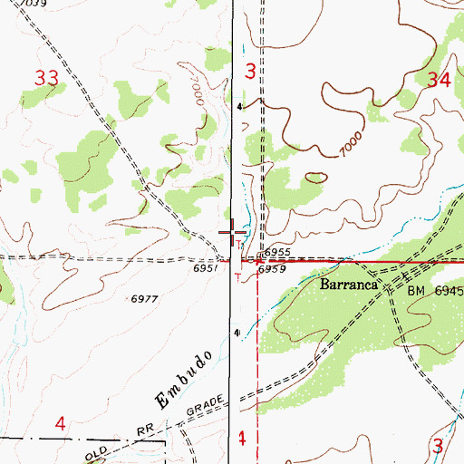 Topographic Map of Bryd Tank, NM