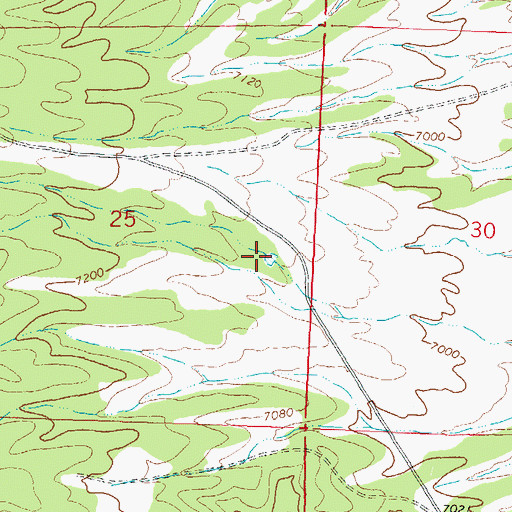 Topographic Map of Road Tank, NM
