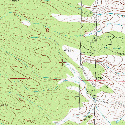Topographic Map of Juniper Tank, NM