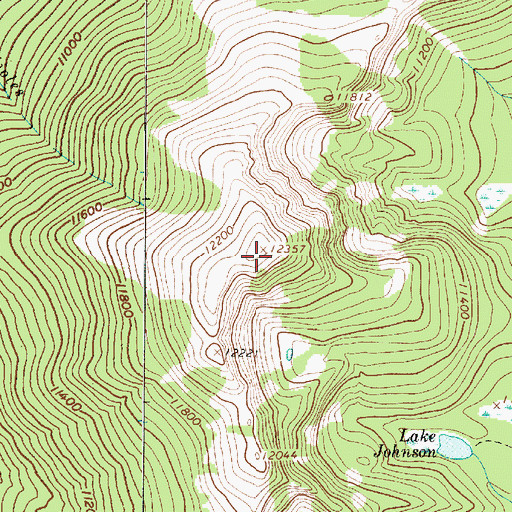 Topographic Map of Redondo Peak, NM